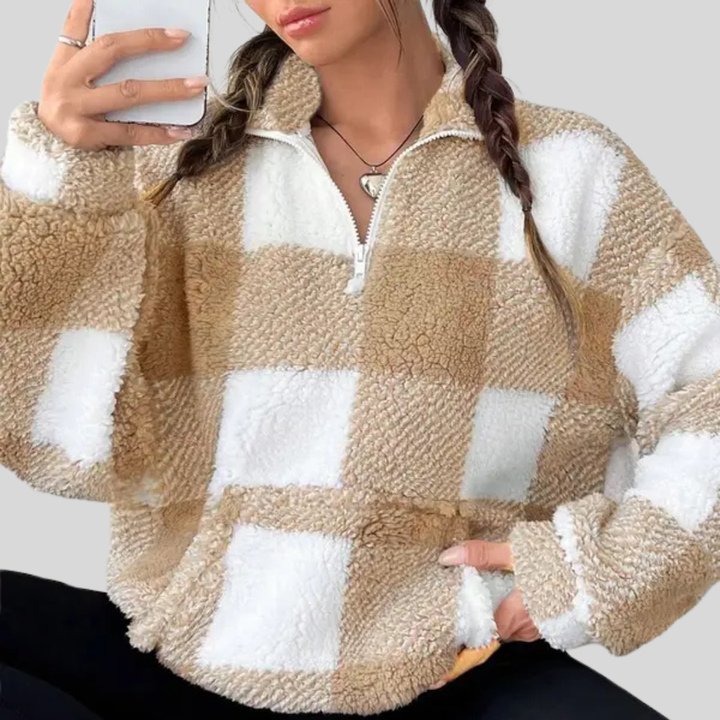 Malda | Chic Plaid Jumper