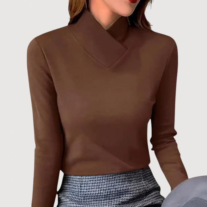 Mirah | Elegant Collar Top