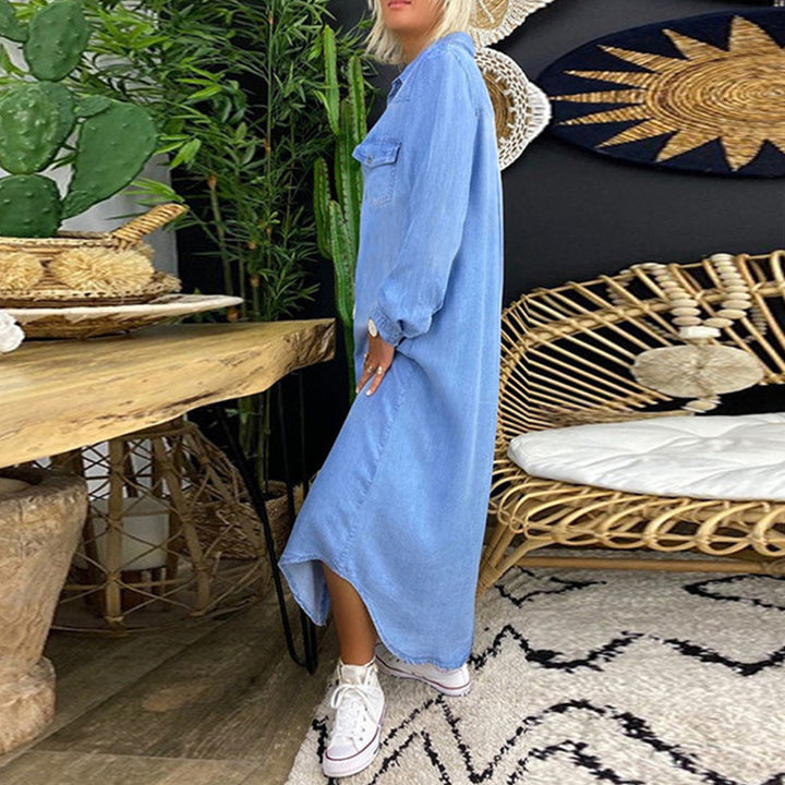 Leah | Denim Shirt Dress