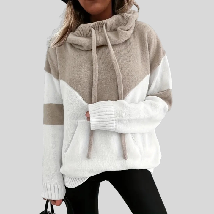 Ríona | Dual-Tone Cosy Hoodie