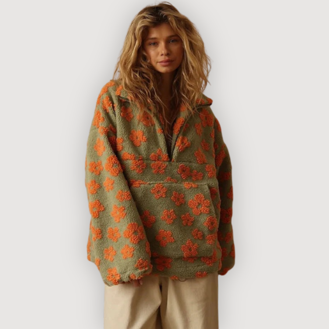 Mylene | Cosy Floral Pullover