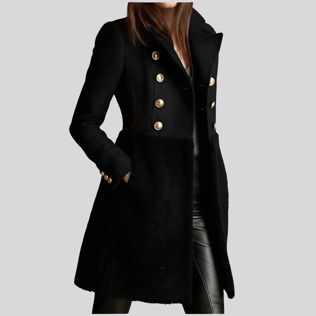 Havory | Structured Shearling Long Coat