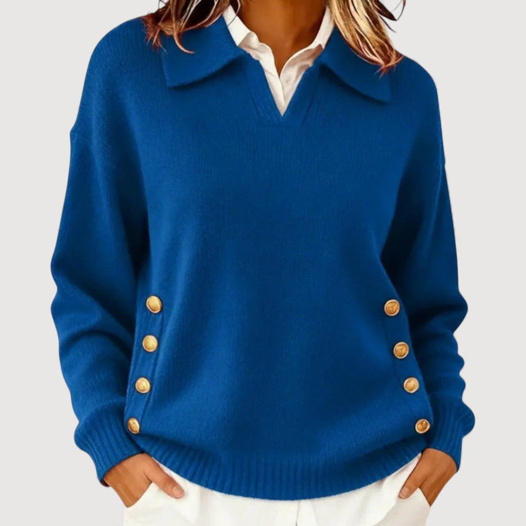 Aira | Button Detail Jumper