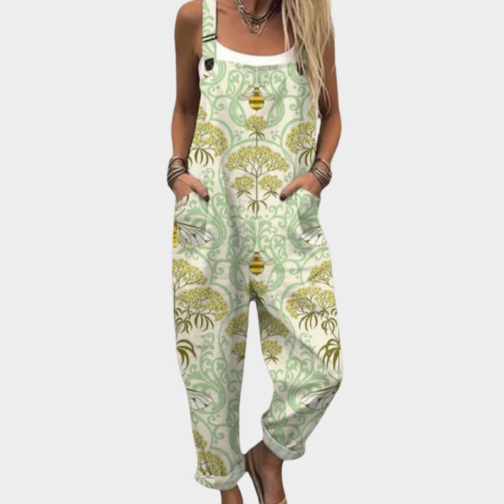 Brenda | Comfortable Printed Overalls