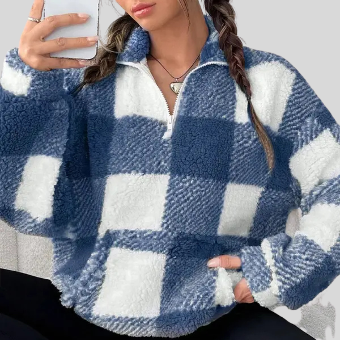 Malda | Chic Plaid Jumper