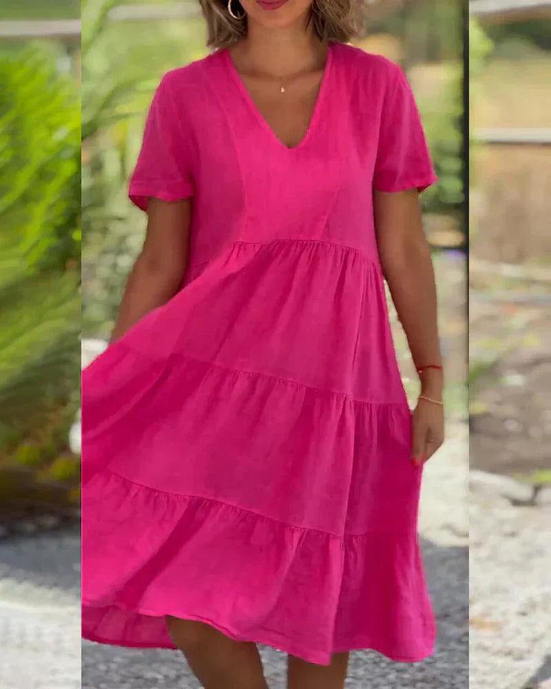 Bess | Casual Summer V-neck Dress