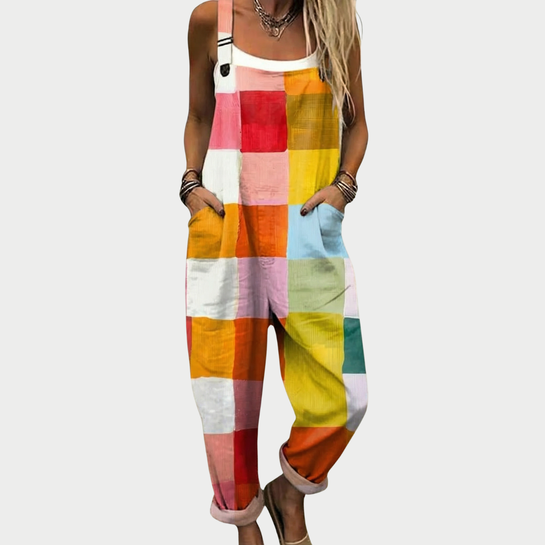 Teresa | Comfortable Printed Overalls