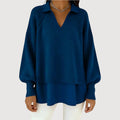 Rezy | Layered Knit Top