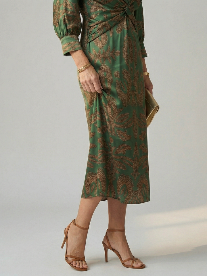 Evelyn | Midi Wrap Dress