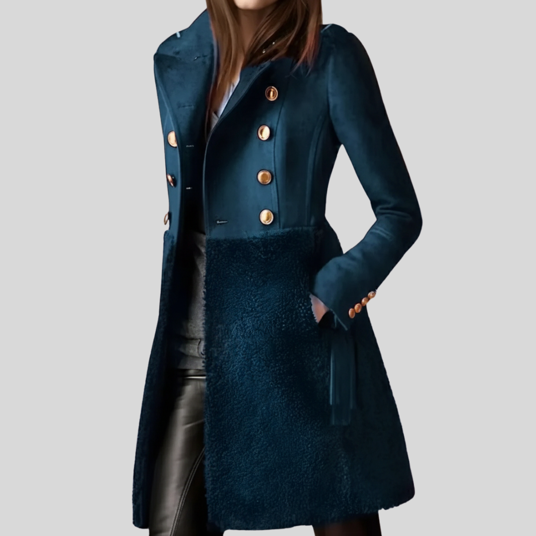 Havory | Structured Shearling Long Coat