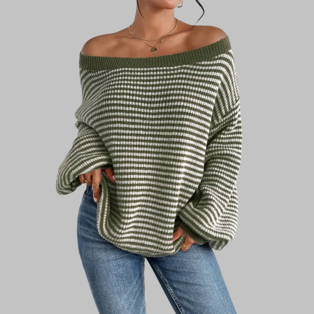 Poshiko | Casual Drop Shoulder Jumper