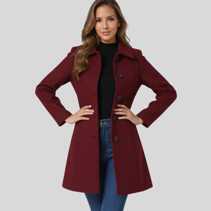 Josephine | Single Breasted Winter Trench Coat