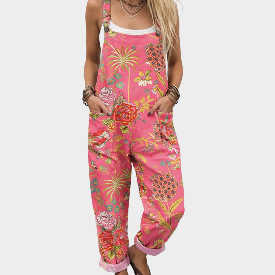 Kimberly | Comfortable Printed Overalls