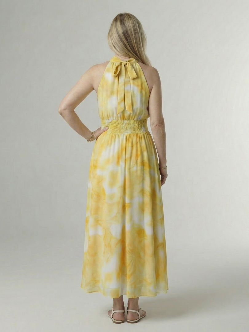 Abigail | Midi Halter Dress