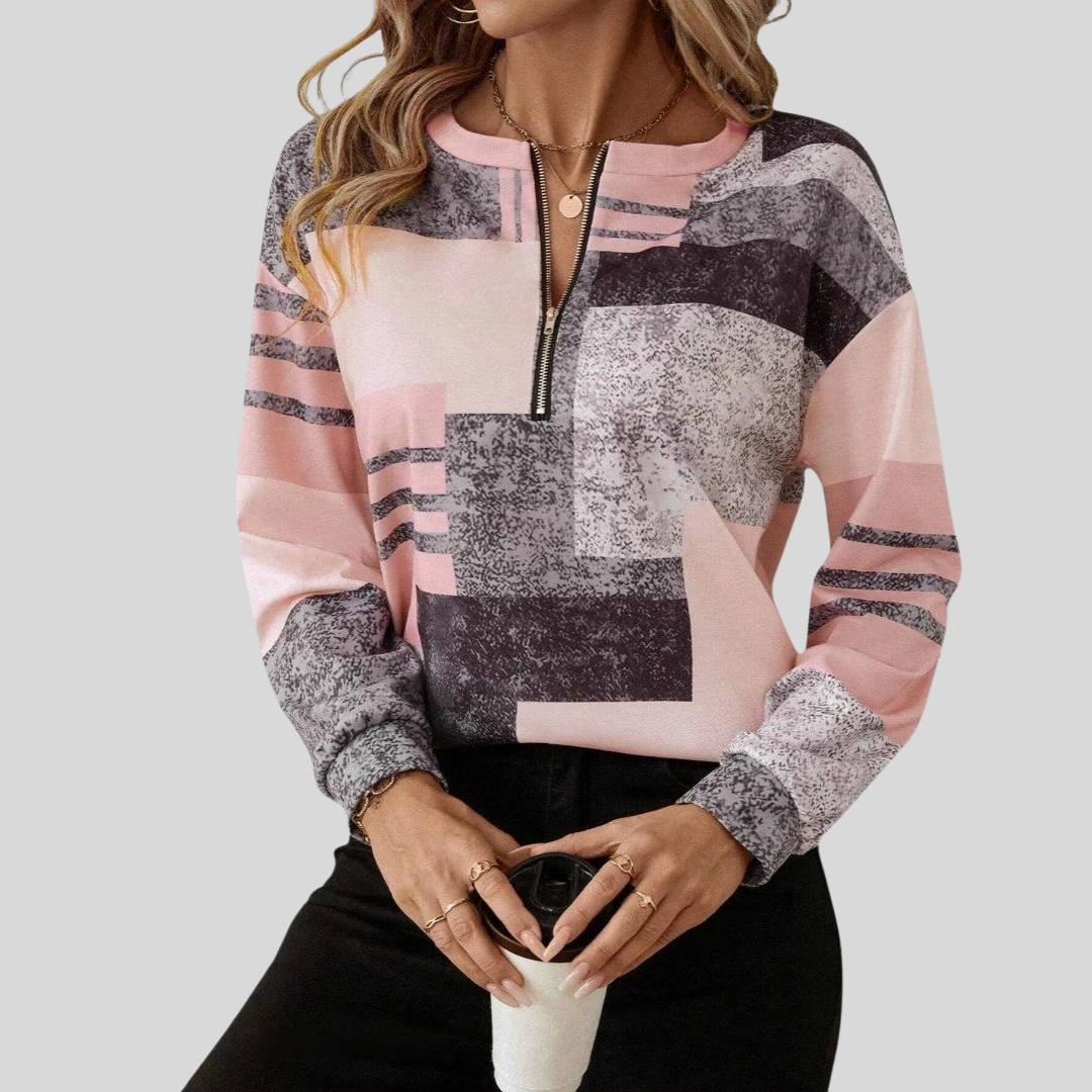Stacey | Elegant Half-Zip Jumper