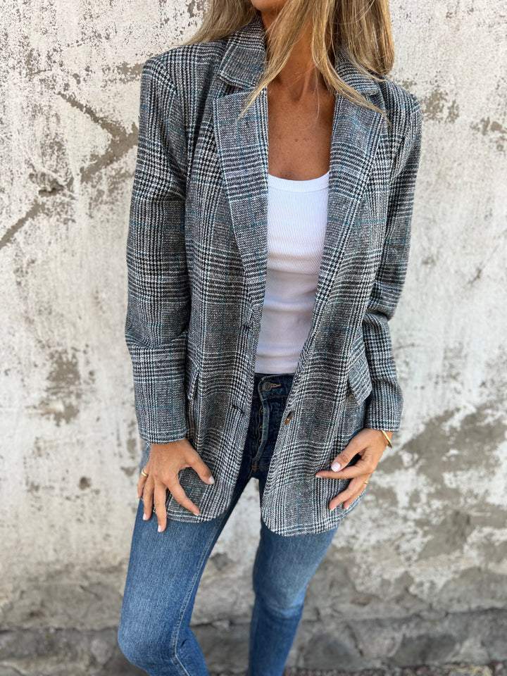 Lucinda | Classic Plaid Blazer