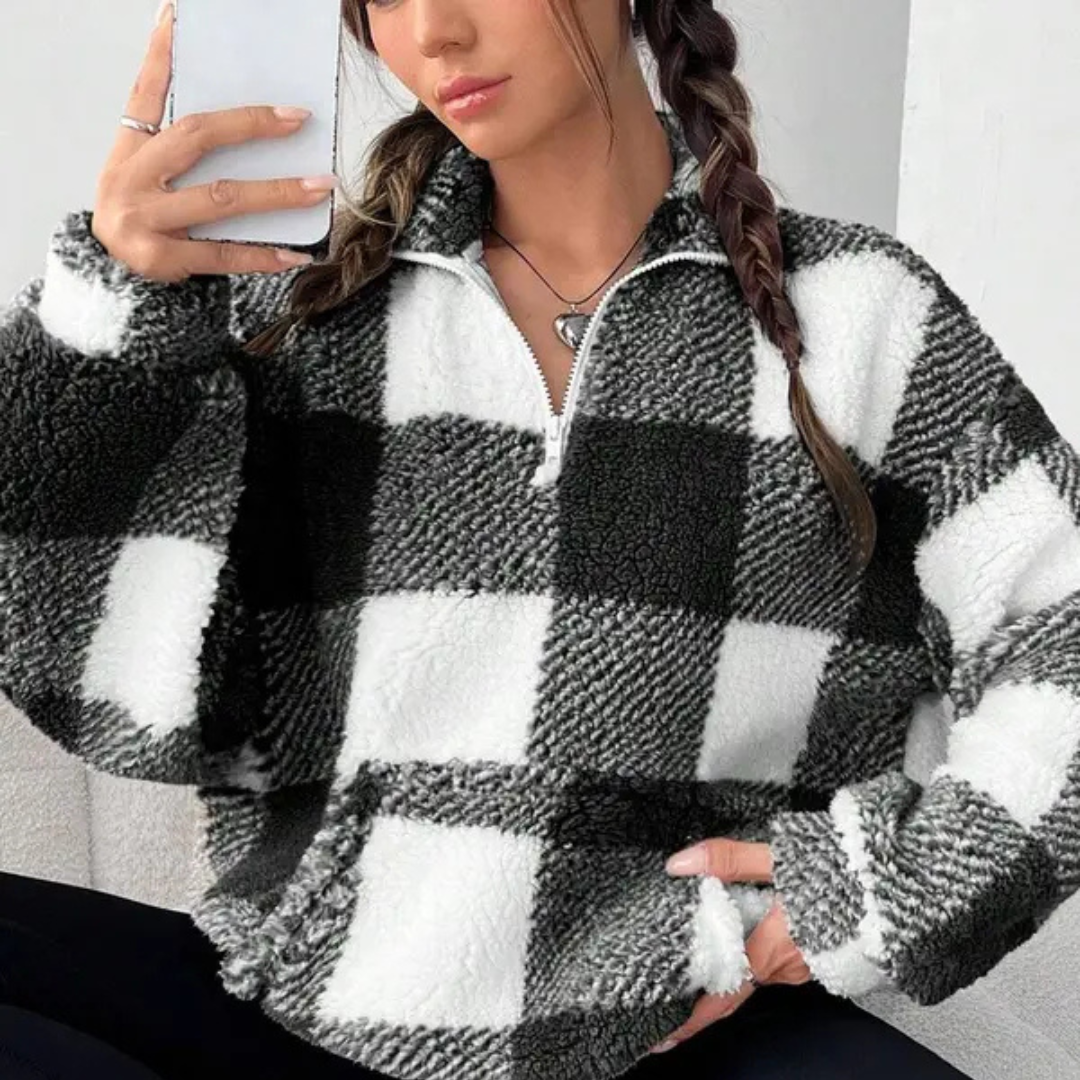 Malda | Chic Plaid Jumper