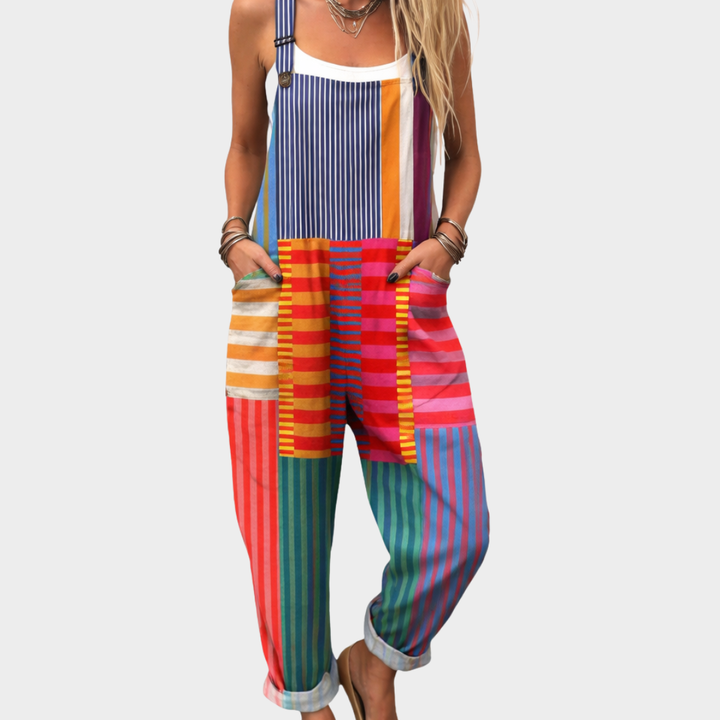 Melissa | Comfortable Printed Overalls