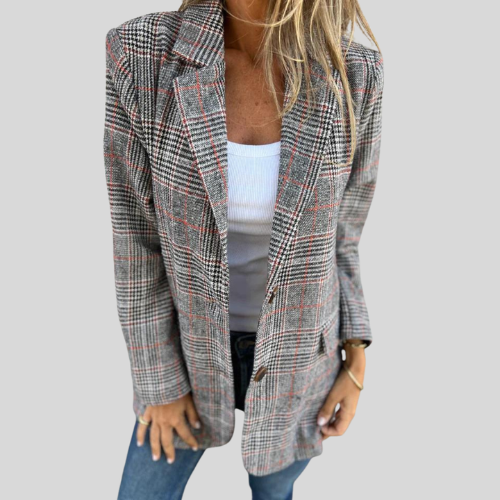 Chloe | Casual Checked Blazer