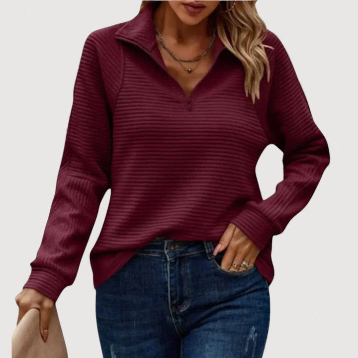Jana | Cosy Half-Zip Top