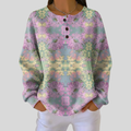 Alma |  Ethnic Floral Pattern Sweatshirt