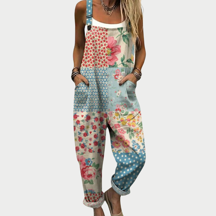 Erin | Comfortable Printed Overalls
