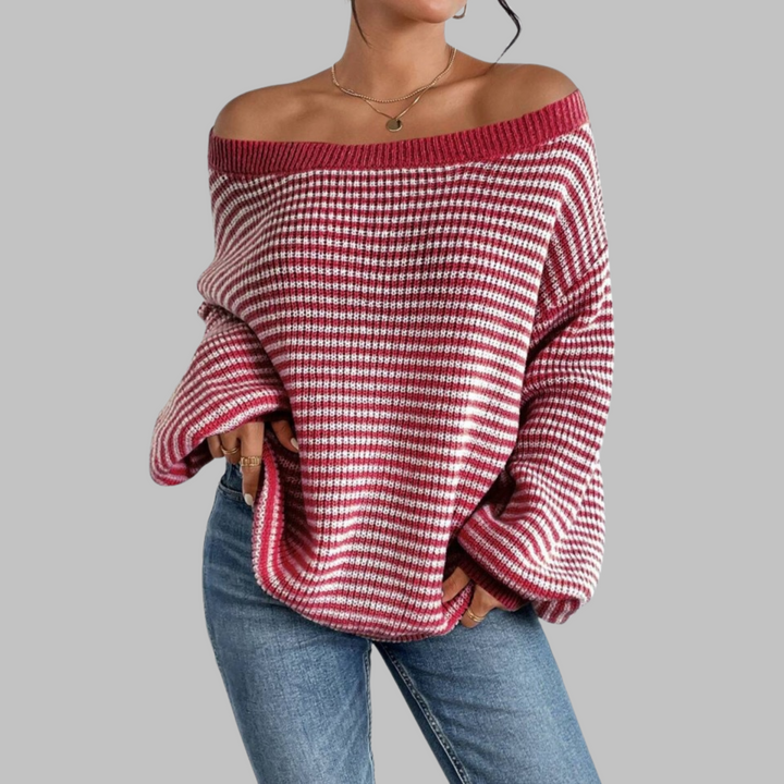 Poshiko | Casual Drop Shoulder Jumper