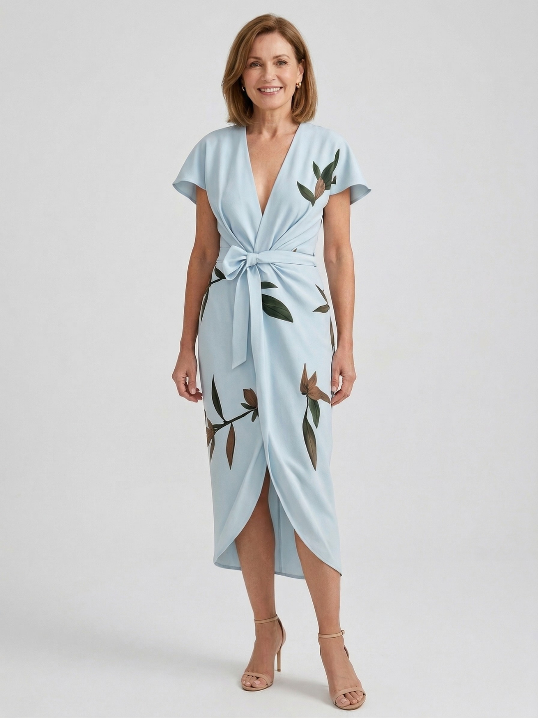 Cassia | Vera Elegant Wrap Dress