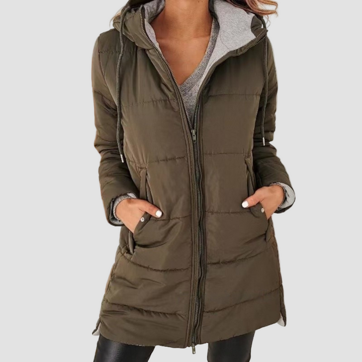 Ainsley |  Casual Hooded Puffer Down Jacket