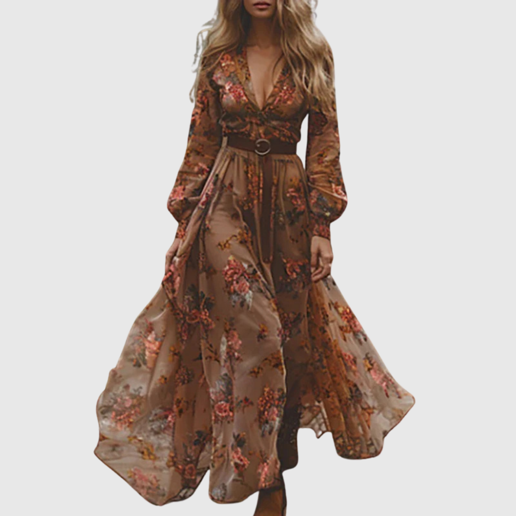 Alina | Vintage Boho Maxi Dress