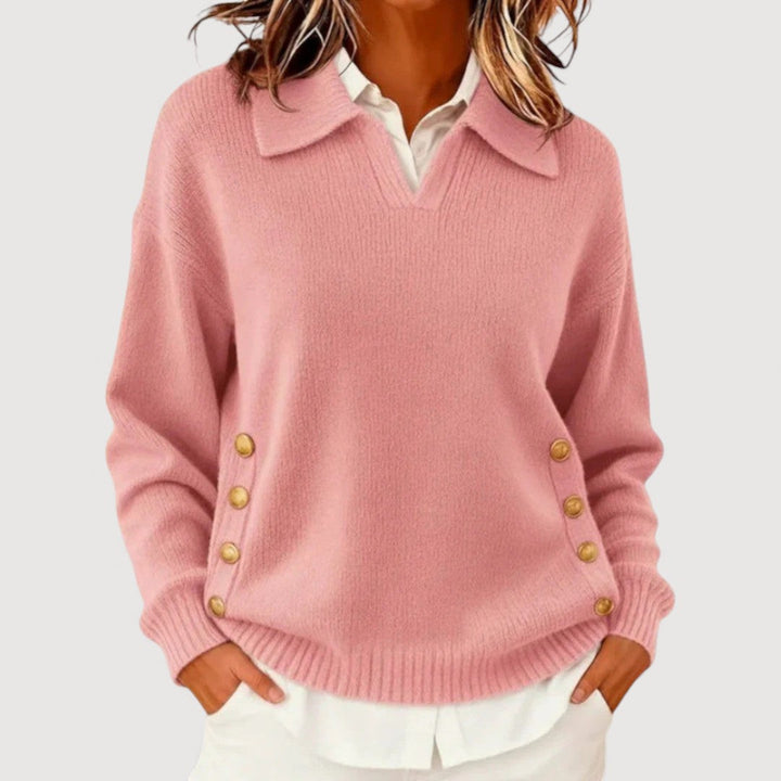 Aira | Button Detail Jumper