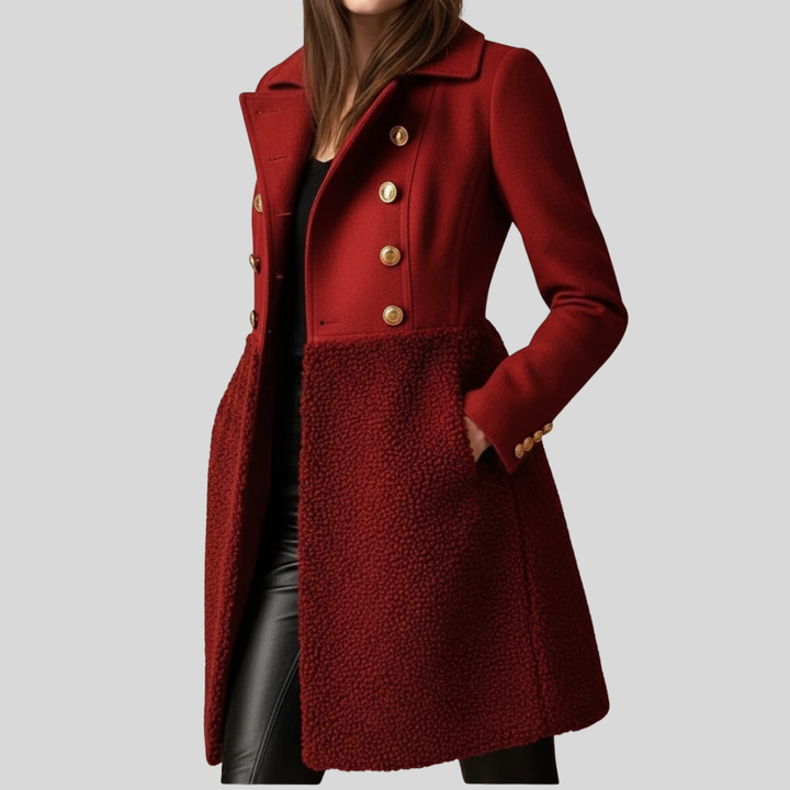 Havory | Structured Shearling Long Coat
