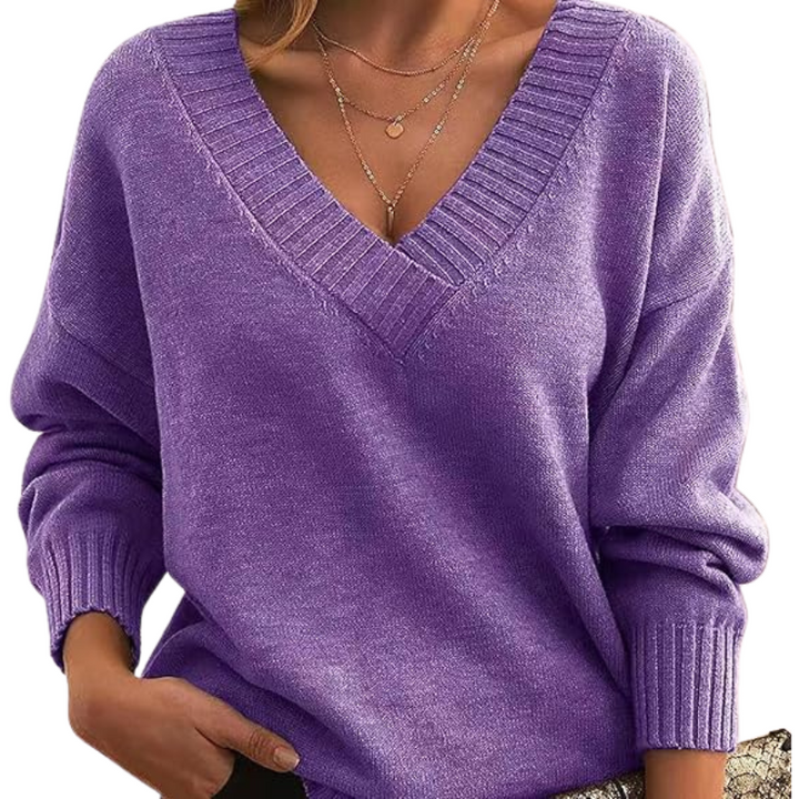 Lillian | Lightweight V-Neck Jumper