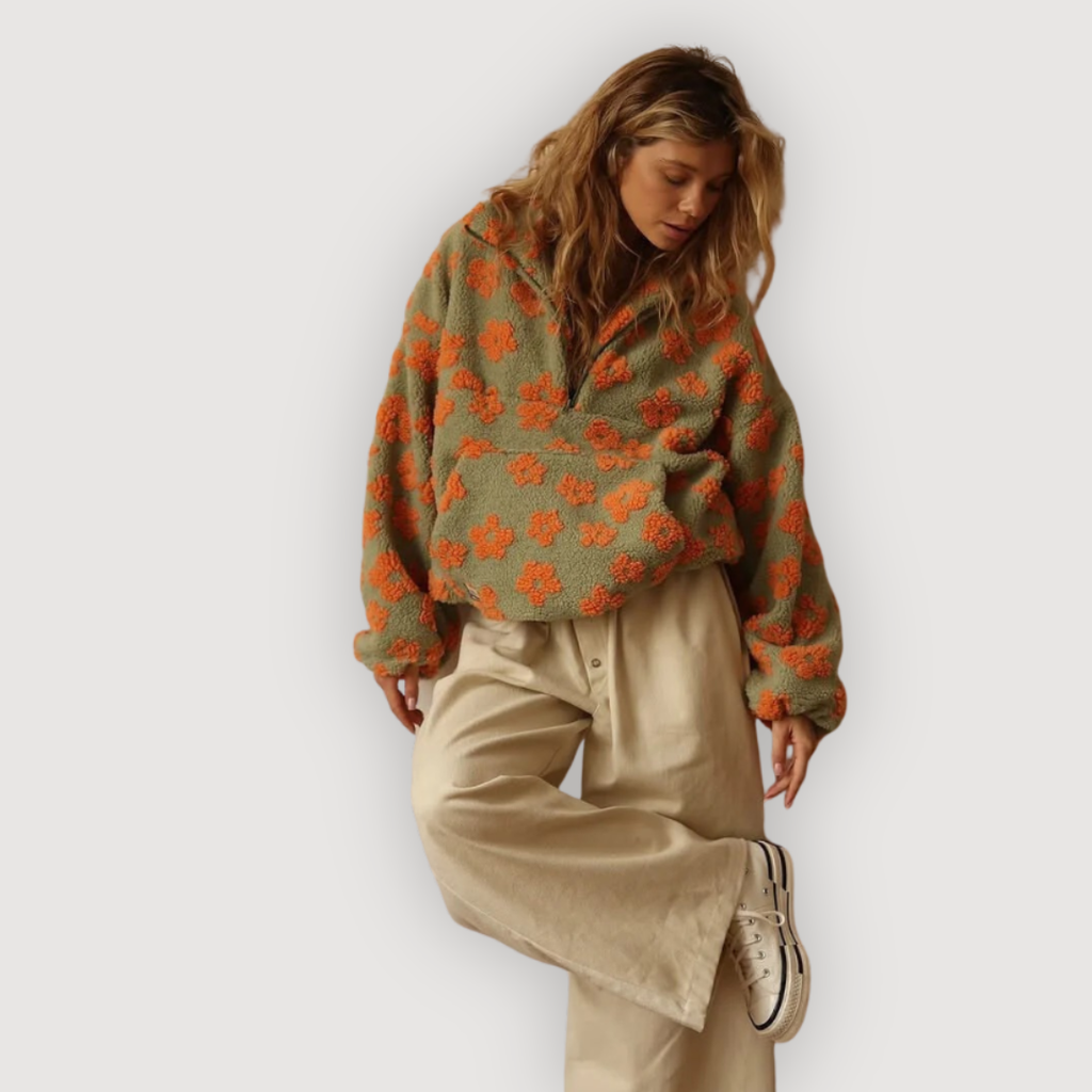 Mylene | Cosy Floral Pullover