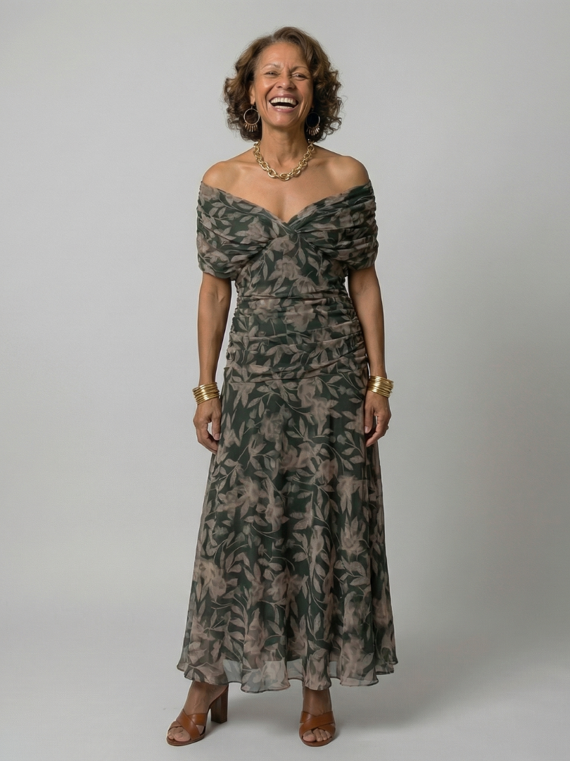 Amelia | Midi Dress Off-Shoulder