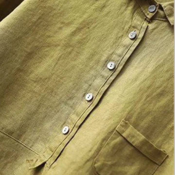 Olivia | Relaxed Linen Blouse