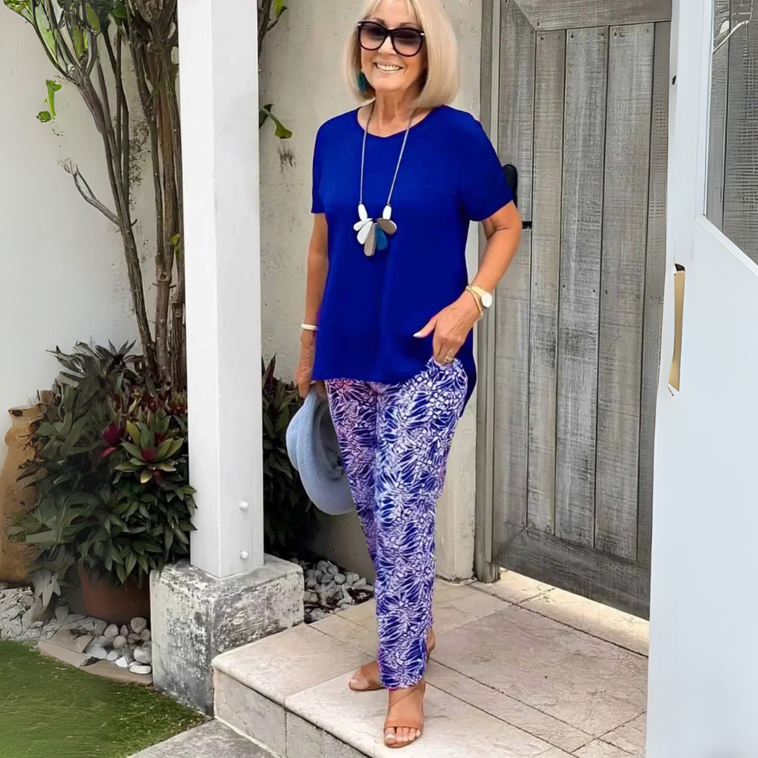 Allegra | Cotton-Blend Two-Piece Set – Effortless Elegance, All-Day Comfort