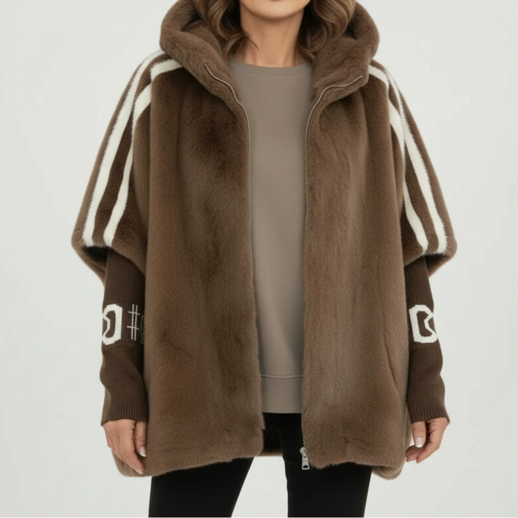 Brielle | Hooded Faux Fur Jacket