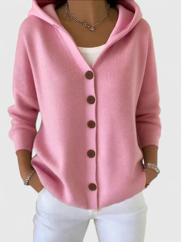 Lydia | Soft Knitted Cardigan With Hood