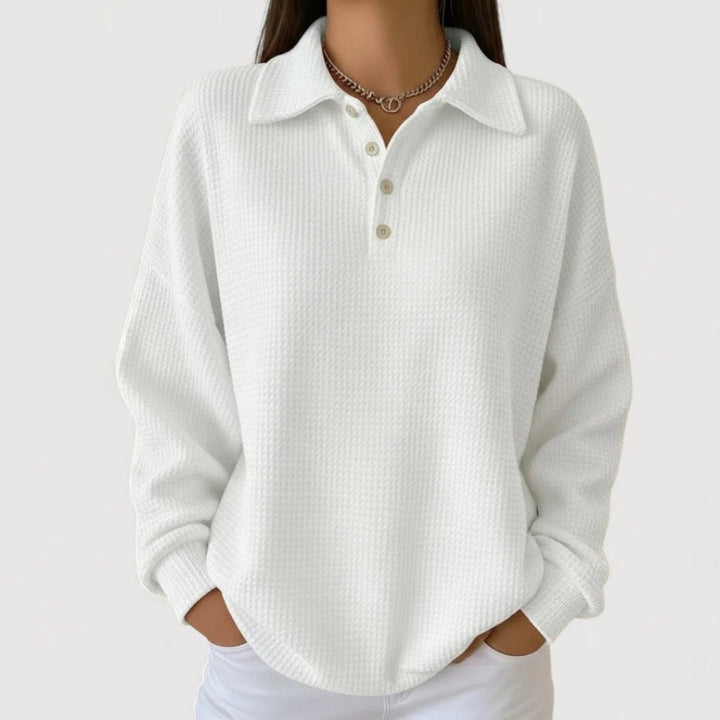 Emie | Cosy Polo Top