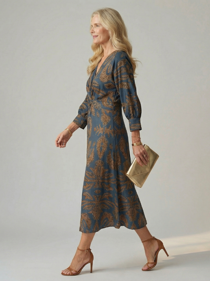 Evelyn | Midi Wrap Dress