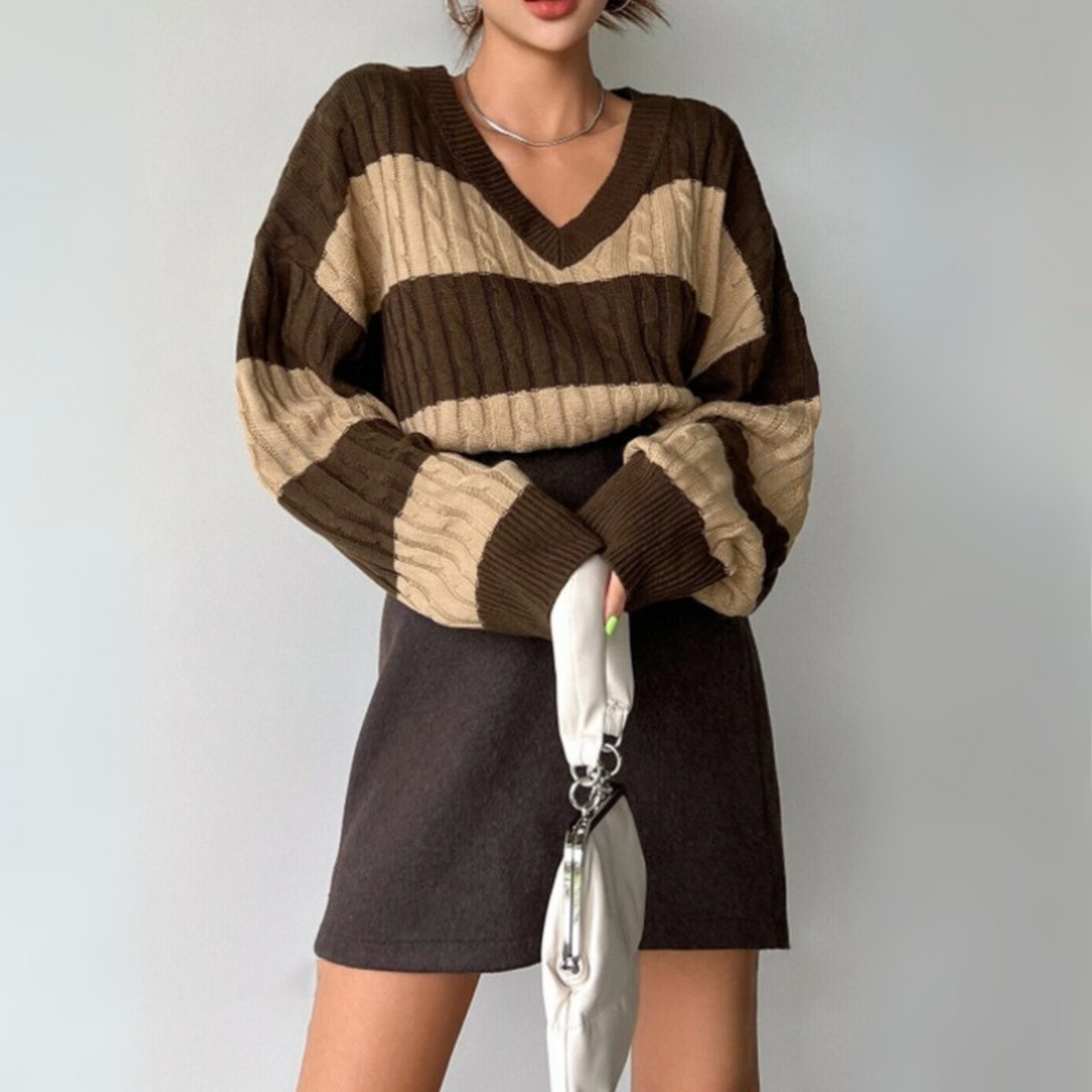 Morta | Comfy V-Neck Jumper