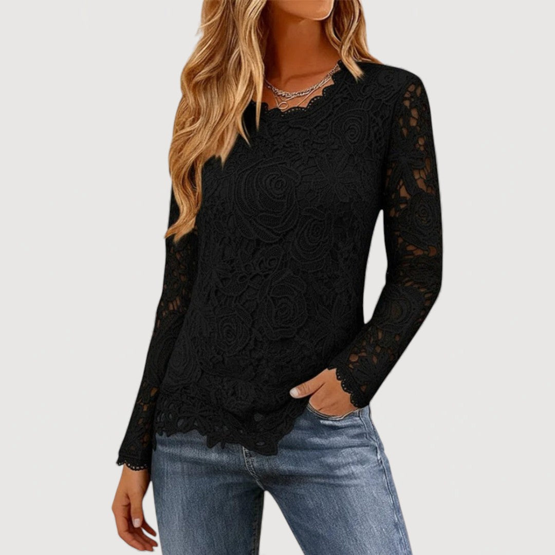Amelise | Lace Detail Top
