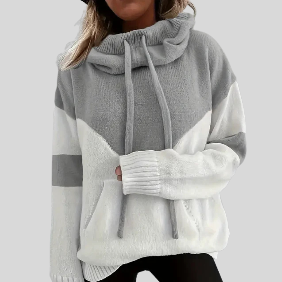 Ríona | Dual-Tone Cosy Hoodie