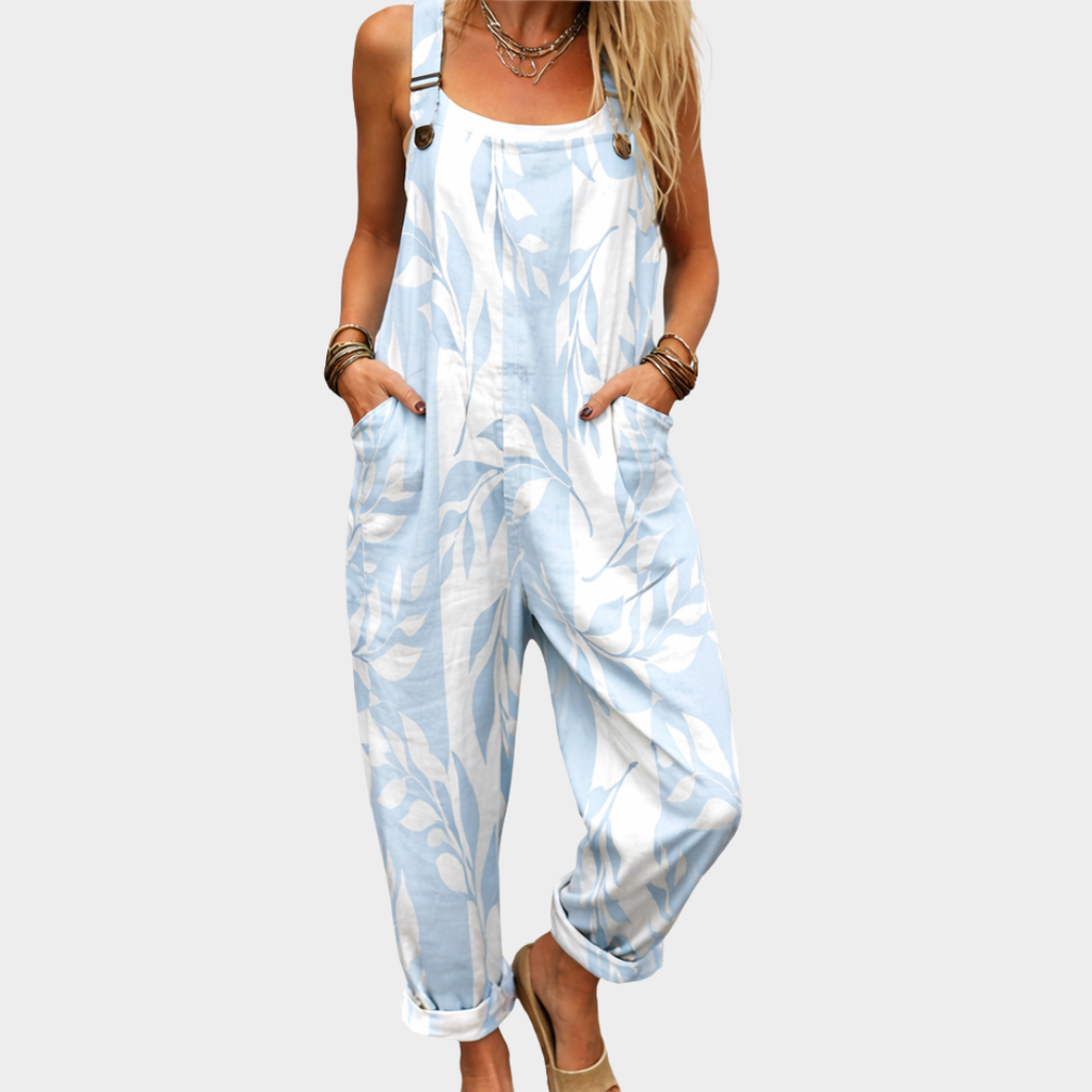 Allison | Comfortable Printed Overalls