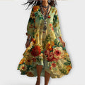 Anwen | Floral V-Neck Dress