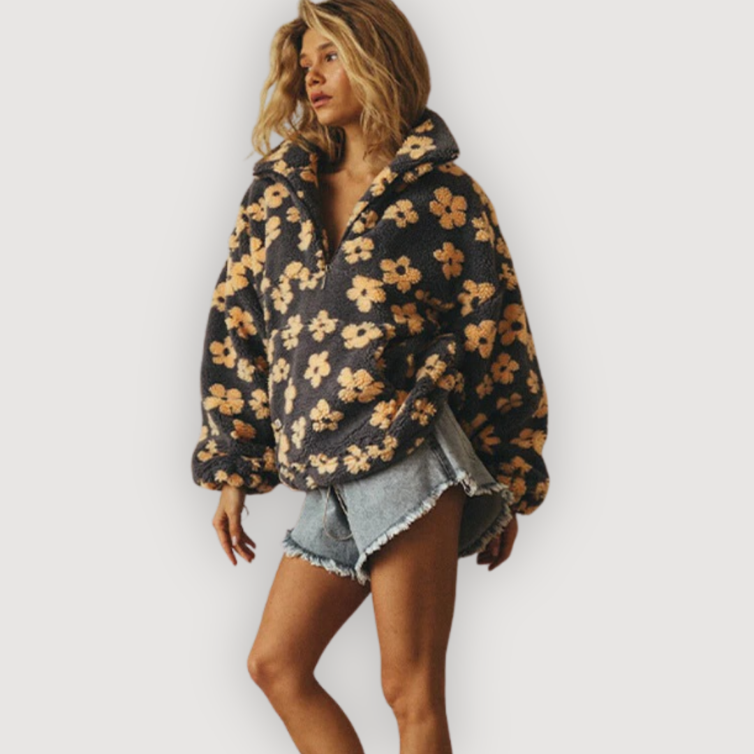 Mylene | Cosy Floral Pullover