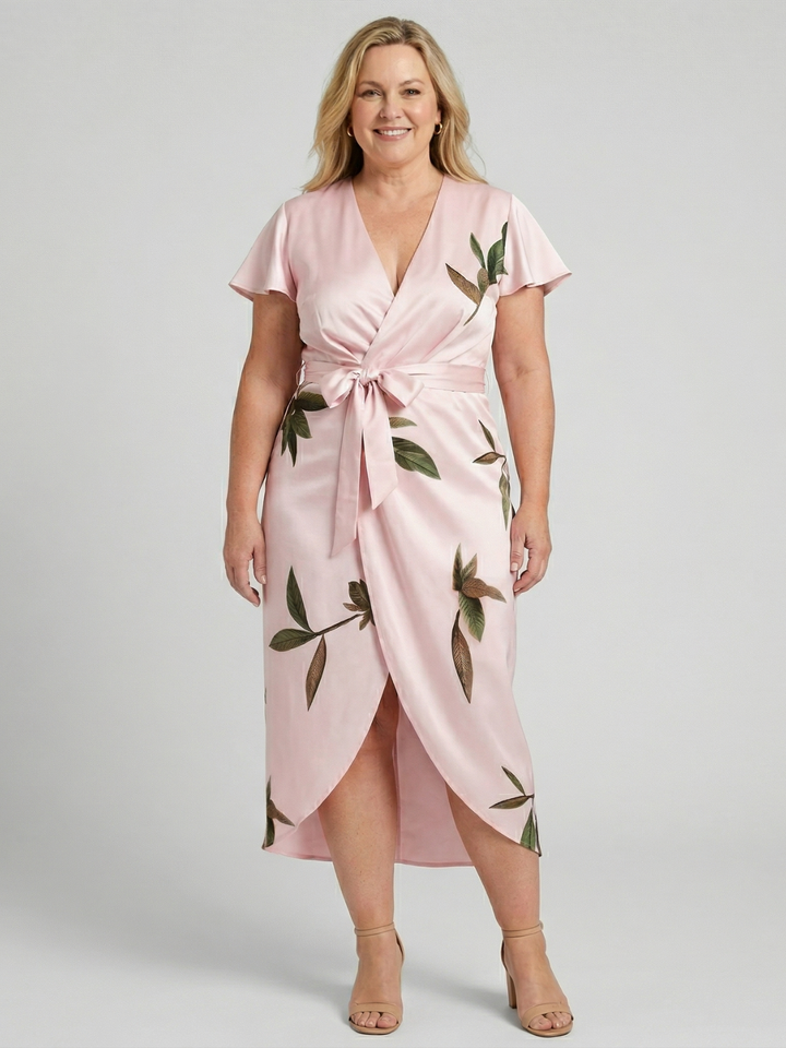 Cassia | Vera Elegant Wrap Dress