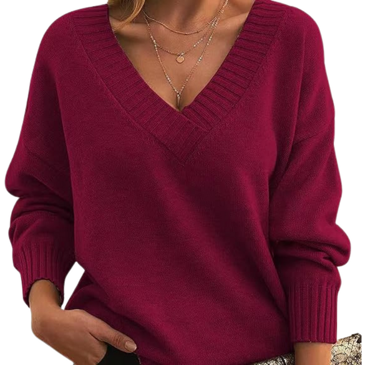 Lillian | Lightweight V-Neck Jumper