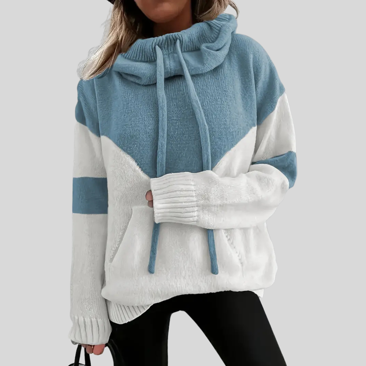 Ríona | Dual-Tone Cosy Hoodie